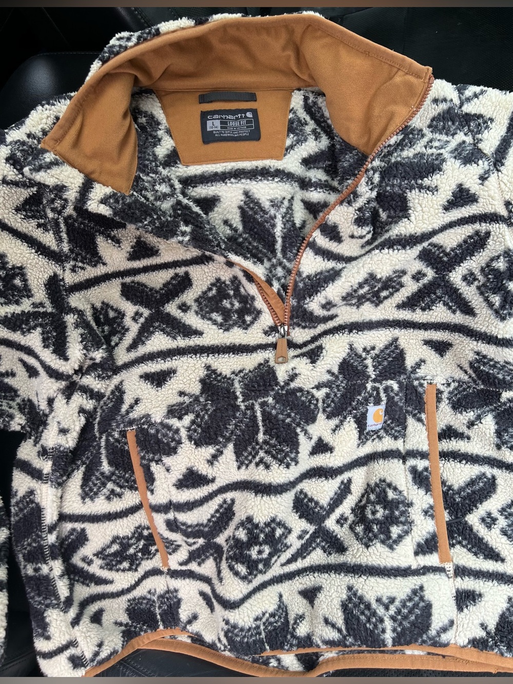 CARHARTT Sherpa Quarter-Zip Pullover